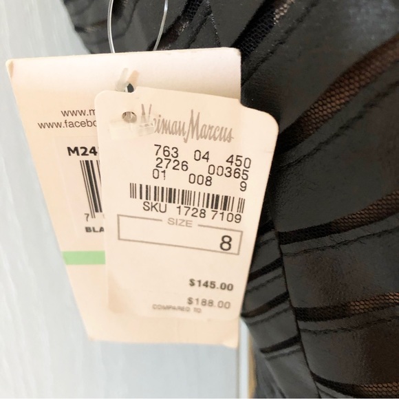NWT Neiman Marcus Black Dress. Size:8 - Picture 7 of 11